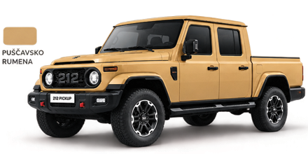 BAW 212 Pickup – Puščavsko rumena