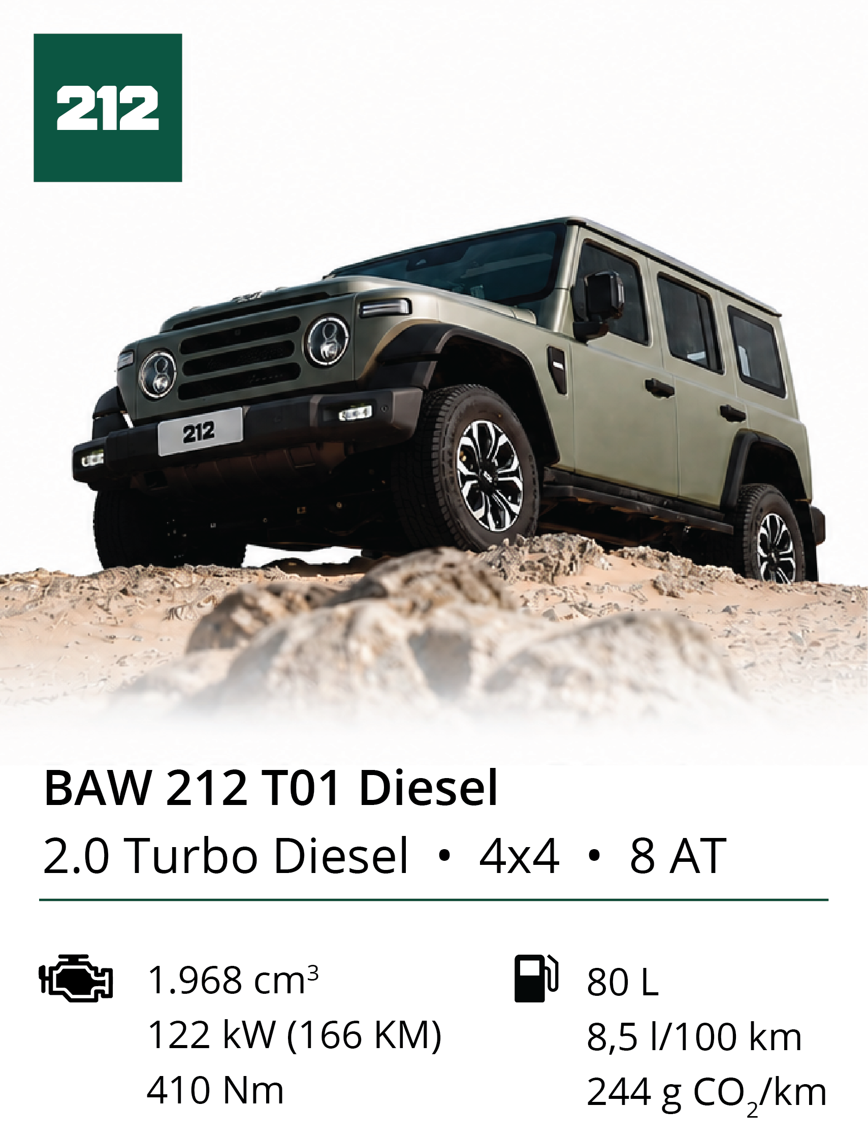 BAW 212 T01 Adventurer Diesel